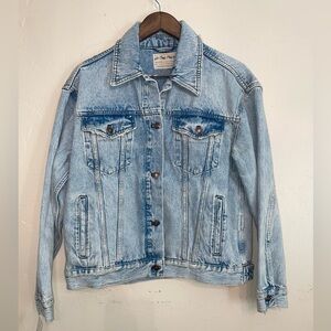 We The Free Light Blue Jean Jacket NWT